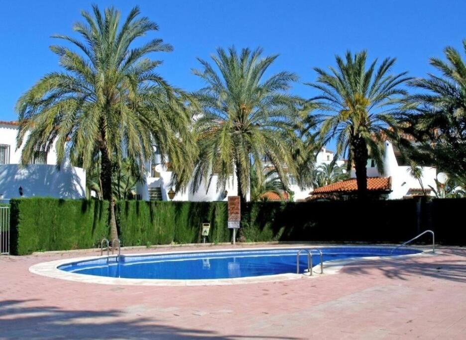 En Denia, Urbanizacion El Palmar Con Piscina, Toboganes Y Chiringuito Apartamento Exterior foto